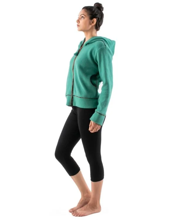 Art Nouveau 392- slow outerwear- sea green (2)