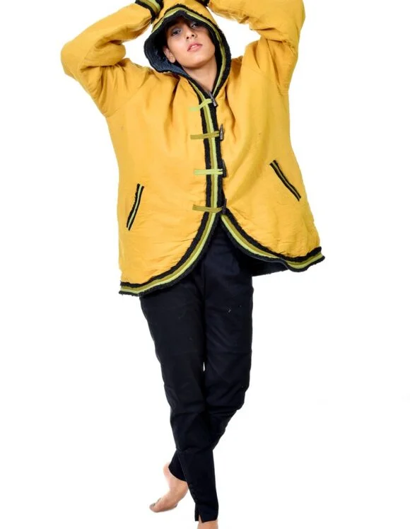 Art Nouveau 98- slow outerwear- Mustard (3)