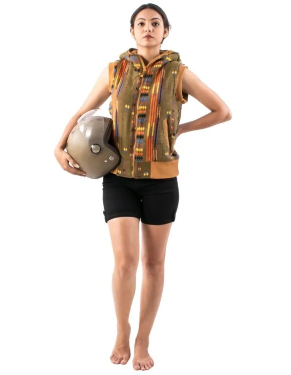 Art Nouveau Premium 395- slow outerwear- Khaki (1)