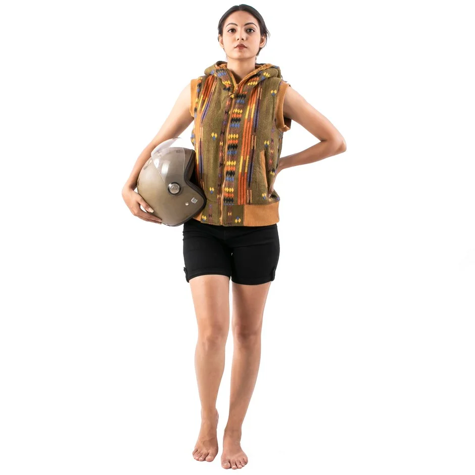 Art Nouveau Premium 395- slow outerwear- Khaki (1)