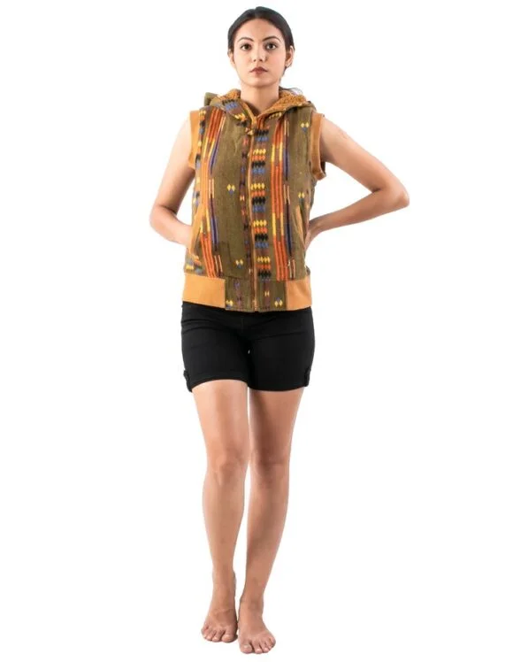 Art Nouveau Premium 395- slow outerwear- Khaki (3)