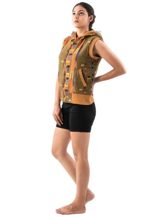 Art Nouveau Premium 395- slow outerwear- Khaki (4)