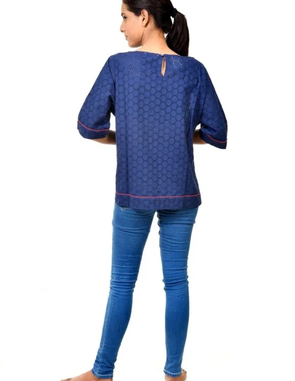 Art nouveau premium 40 - slow tops- Navy (2)