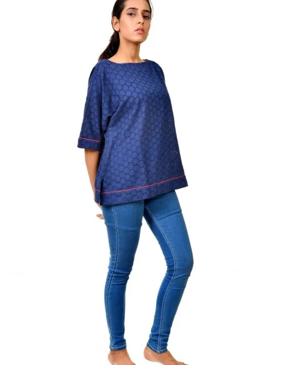 Art nouveau premium 40 - slow tops- Navy (4)