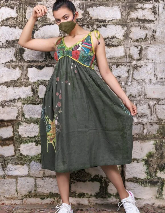 Art Nouveau 470- slow masks- Green (1)