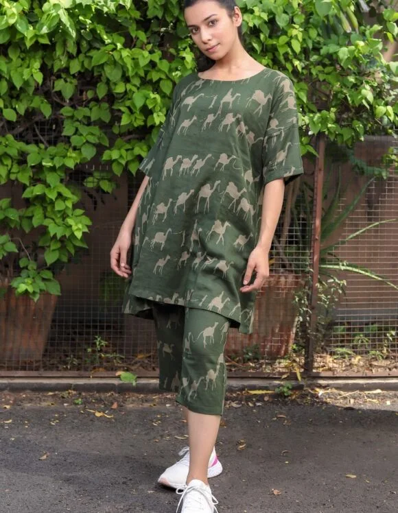 Art Nouveau Premium 740- slow sleepwear- Khaki (5)