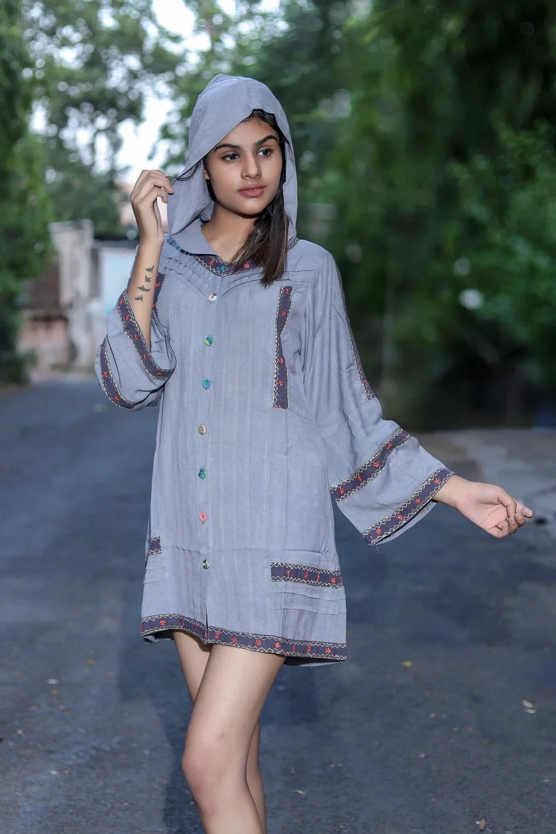 Art Nouveau Premium 877- slow outerwear- Blue (1)