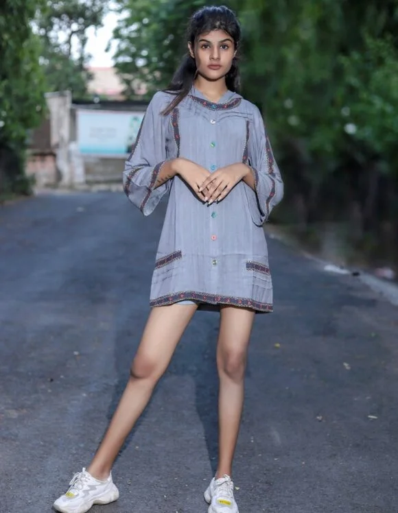 Art Nouveau Premium 877- slow outerwear- Blue (3)