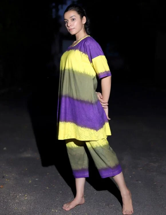 Art Nouveau Premium 896- slow sleepwear- Purple (4)