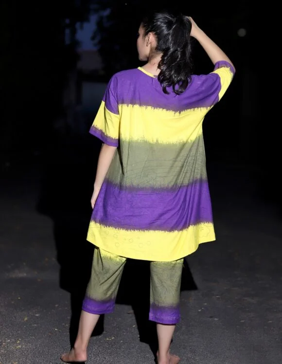 Art Nouveau Premium 896- slow sleepwear- Purple (5)