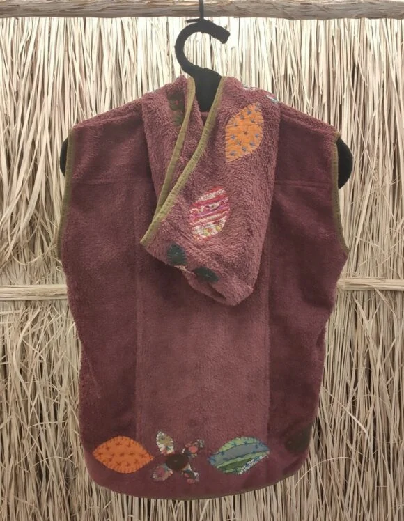 Art Nouveau 1424- slow oterwear- wine (2)