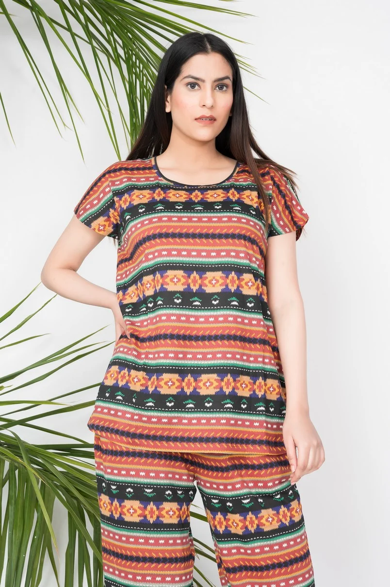 Art Nouveau Premium 1396- slow sleepwear- black (1)