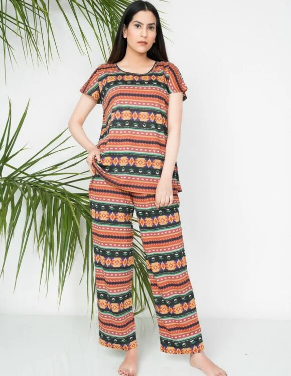 Art Nouveau Premium 1396- slow sleepwear- black (3)