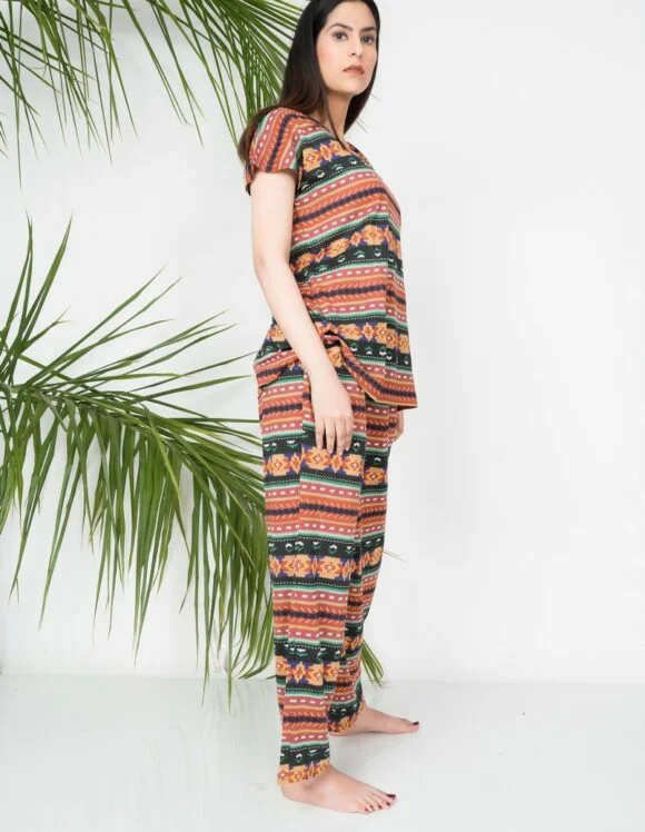 Art Nouveau Premium 1396- slow sleepwear- black (5)