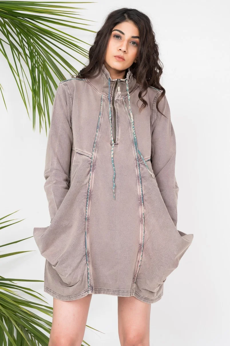 Art Nouveau Premium 1409- slow outerwear- Grey (1)