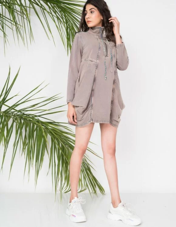 Art Nouveau Premium 1409- slow outerwear- Grey (3)