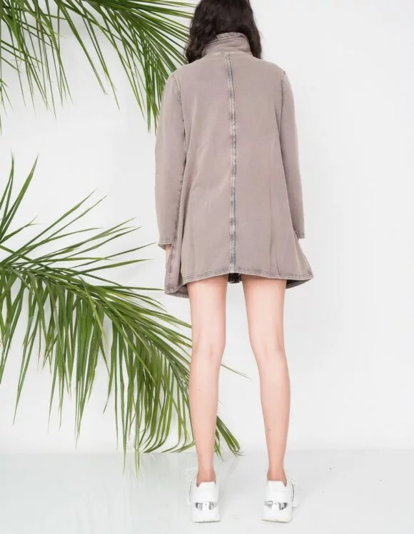 Art Nouveau Premium 1409- slow outerwear- Grey (4)