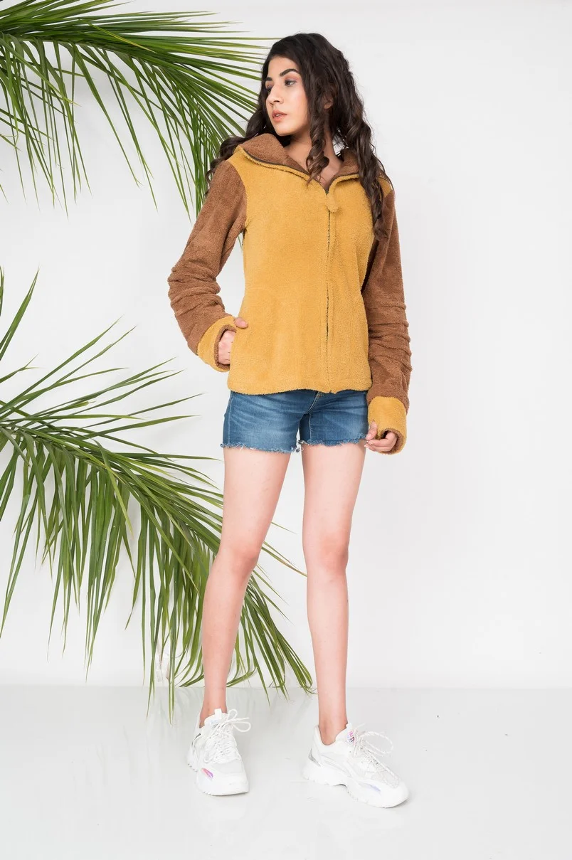 Art Nouveau Premium 1410- slow outerwear- Mustard (1)