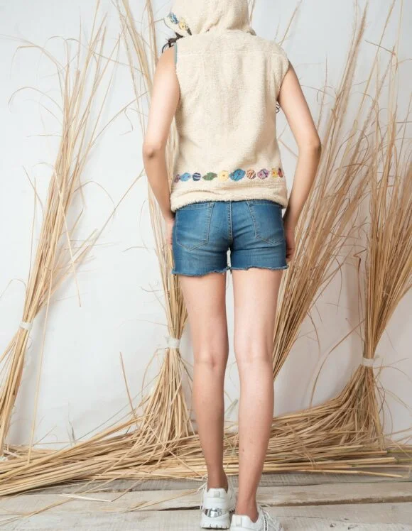 Art Nouveau Premium 1424- Slow outerwear- Ivory (3)