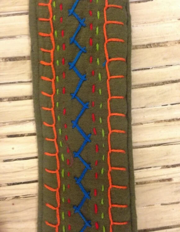 Art Nouveau Craft 1671- slow belts- Khaki (3)