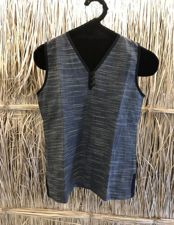 Art Nouveau Economy 1662- slow tops- Blue (1)