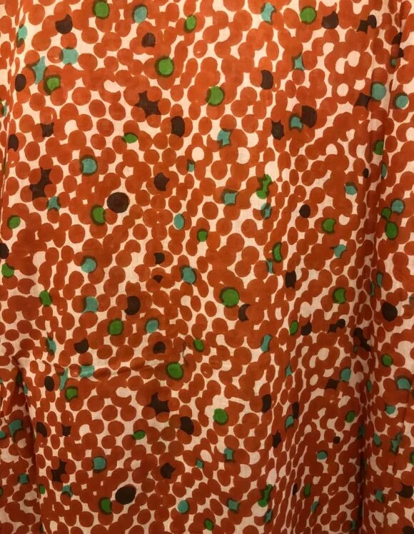 Art Nouveau Economy 1699- slow dress- orange (3)