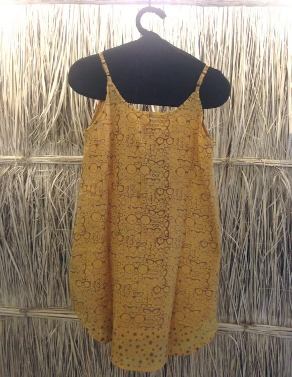 Art Nouveau Economy 1936-slow dress-lt. orange (2)
