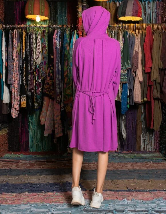 Art Nouveau 2822- slow dress- fuchsia (5)
