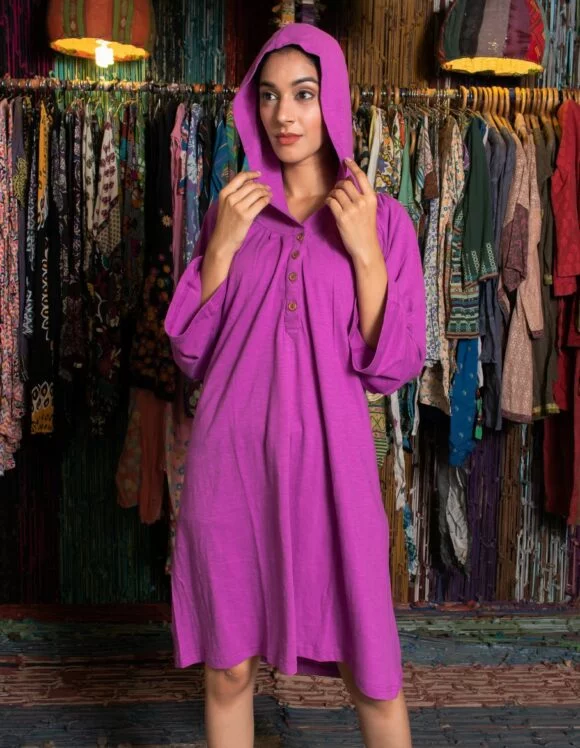 Art Nouveau 2822- slow dress- fuchsia (6)