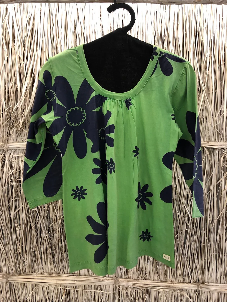 Art Nouveau Economy 2956- slow tunics- vintage green (4)