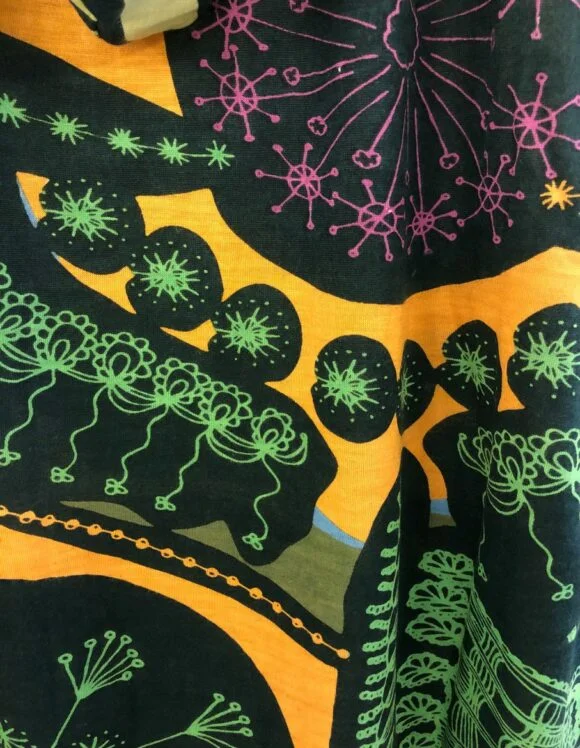 Art Nouveau Economy 2974- slow tunics- dark green (3)