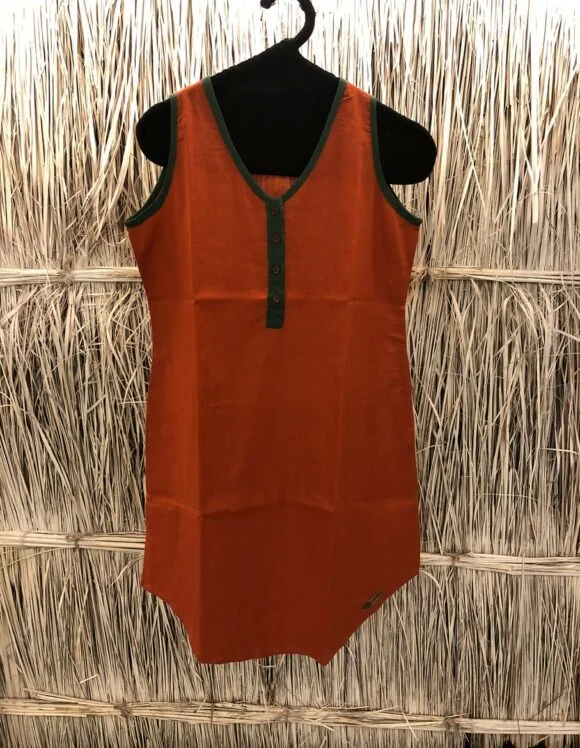 Art Nouveau Economy 2994- slow dress- orange (1)