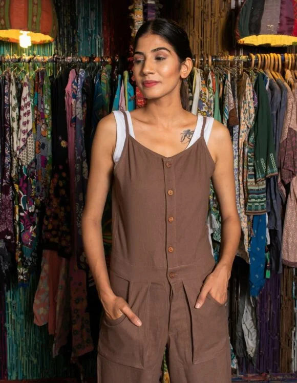 Art Nouveau Premium 2830- slow jumpsuits- brown (6)