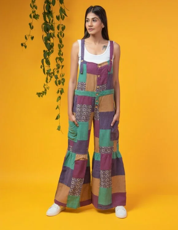 Art Nouveau 2940- slow jumpsuits- vintage wine (1)