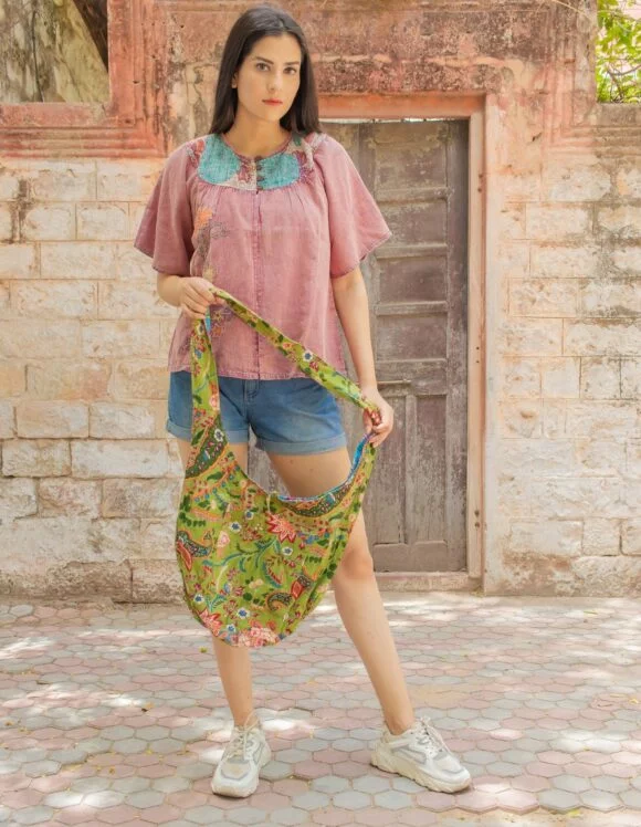 Art Nouveau Craft 2275- slow bags- Green (1)