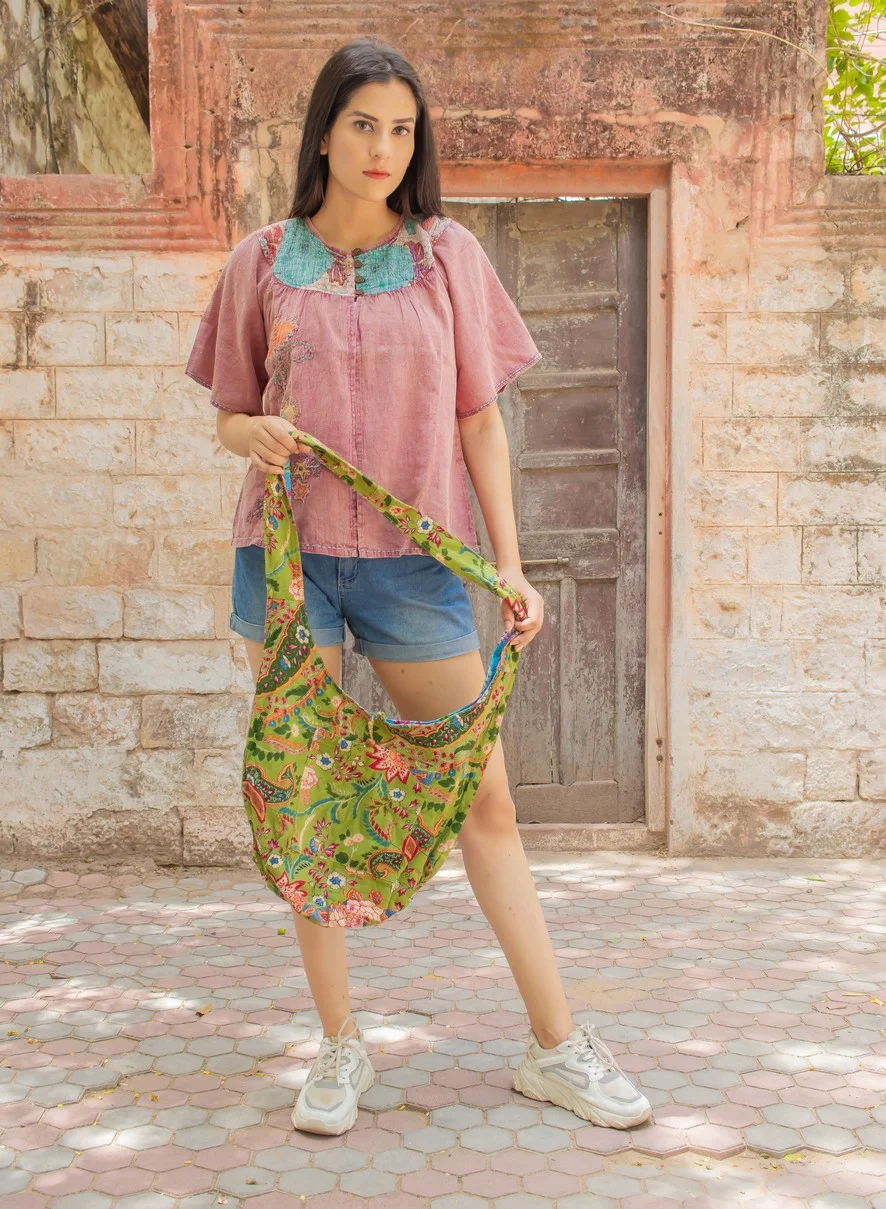 Art Nouveau Craft 2275- slow bags- Green (1)