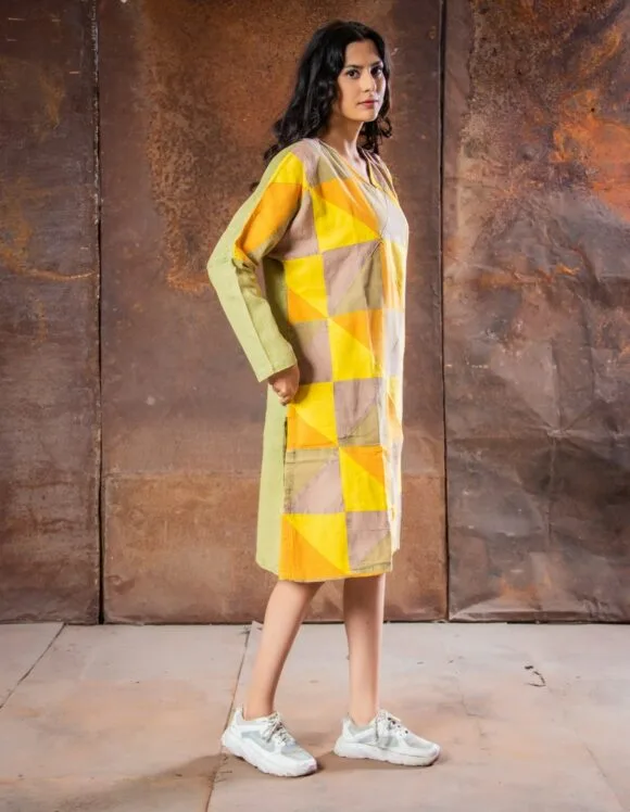 Art Nouveau Premium 3091- slow dress- Spring Lemon (6)