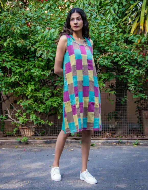 Art Nouveau Premium 3113- slow dress- spring turquoise (4)