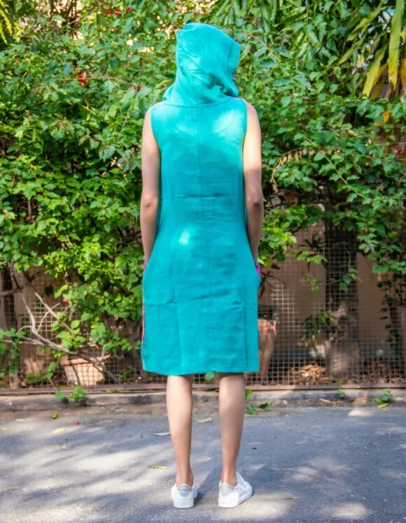 Art Nouveau Premium 3113- slow dress- spring turquoise (7)