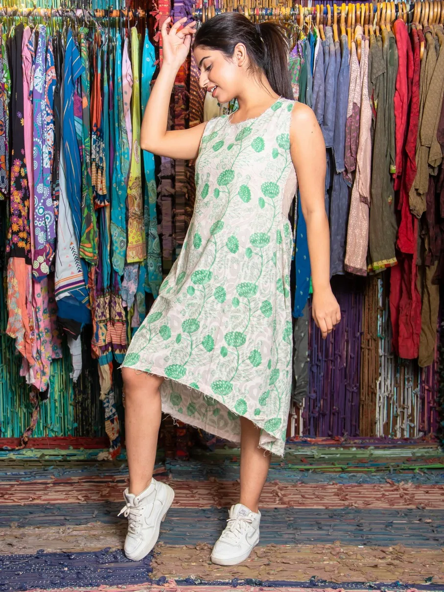 Art Nouveau 3378- slow dress- vintage ivory (5)