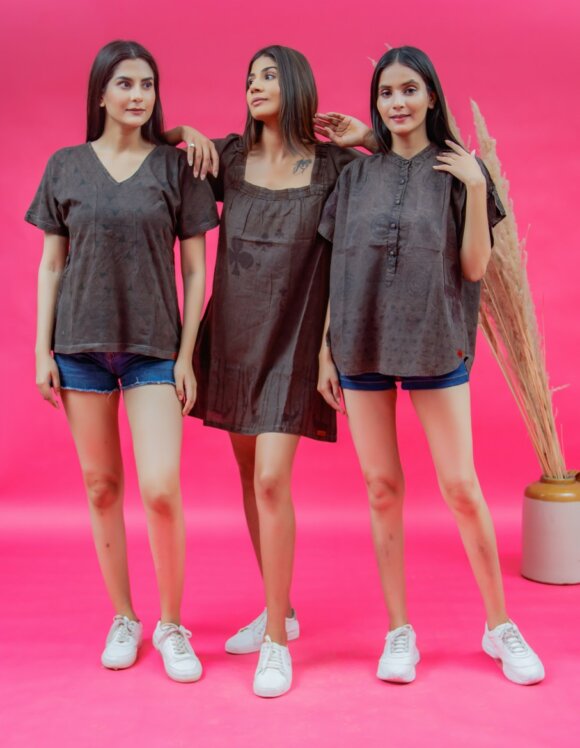 Art Nouveau Premium 4648- slow tunics- boho brown (6)