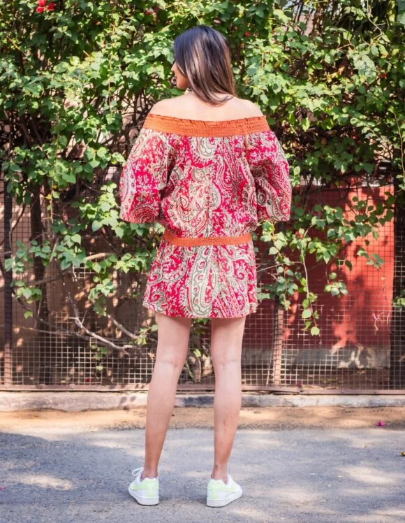 Art Nouveau 5179-Slow Dress Retro Red (5)