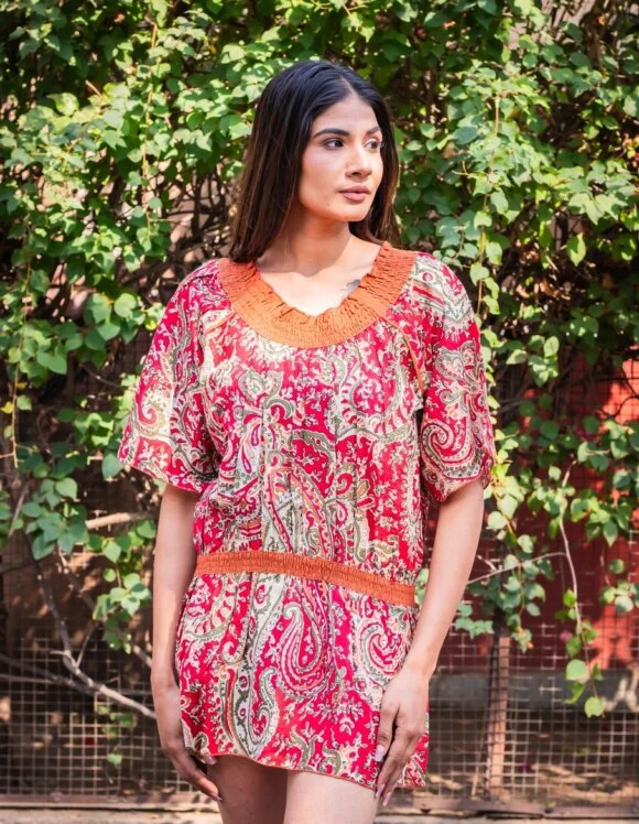 Art Nouveau 5179-Slow Dress Retro Red (6)