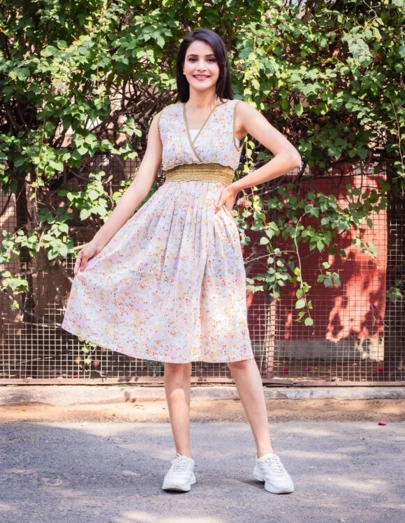 Art Nouveau 5184-Slow Dress Creamy Khaki (1)