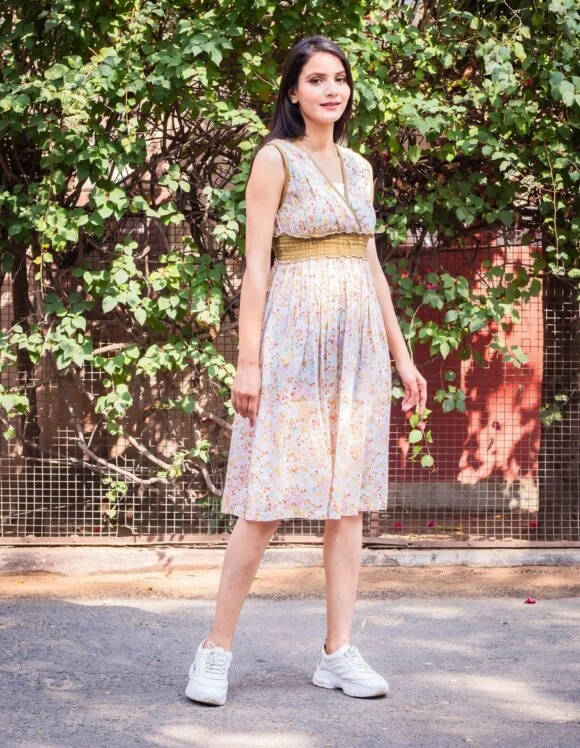 Art Nouveau 5184-Slow Dress Creamy Khaki (4)