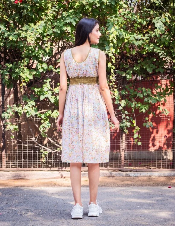 Art Nouveau 5184-Slow Dress Creamy Khaki (5)