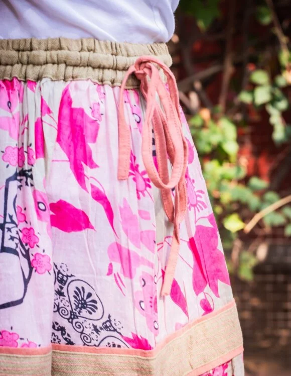 Art Nouveau 5185-Slow Skirt Retro Pink (7)