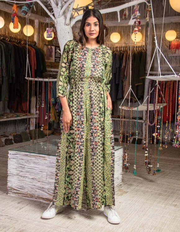 Art Nouveau 5260-Slow Jumsuit Lemony Green(1)