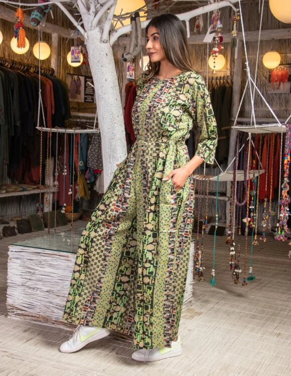 Art Nouveau 5260-Slow Jumsuit Lemony Green(2)