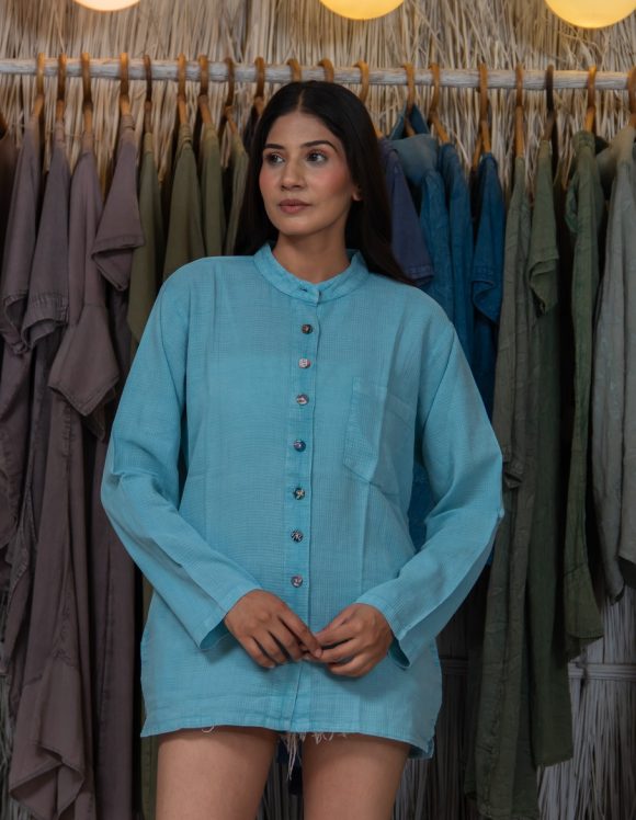 The Darling Of Simplicity French Influence Oversize Styled Retro Pullover Featuring Vintage Wash And Stylish Pockets